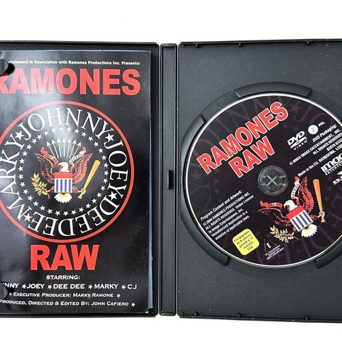 Ramones Raw DVD used, punk genre