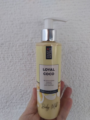 Body Milk Loyal Coco Dust+Cream like new, 200ml