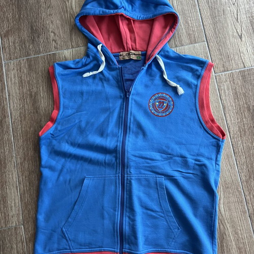 Sleeveless jacket men's blue size M like new
