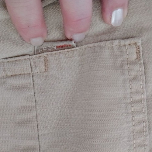LCDN men's beige pants used, size L