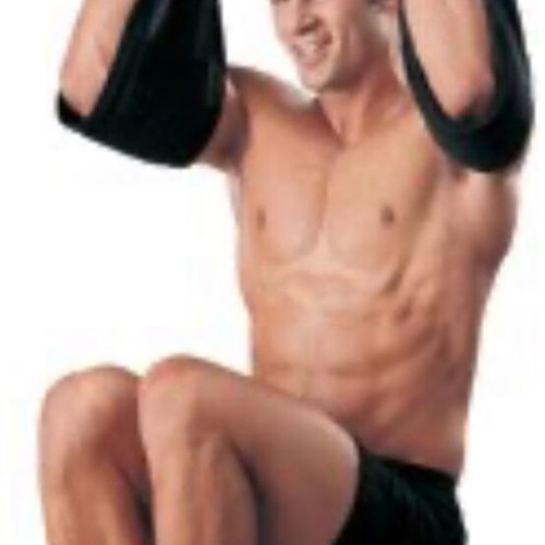Abdominal traction straps pair