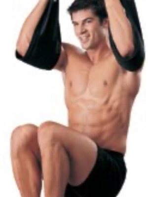 Abdominal traction straps pair