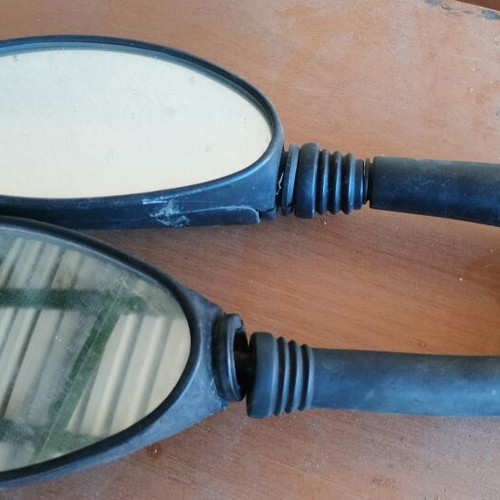 Motorcycle mirrors used, set of 2