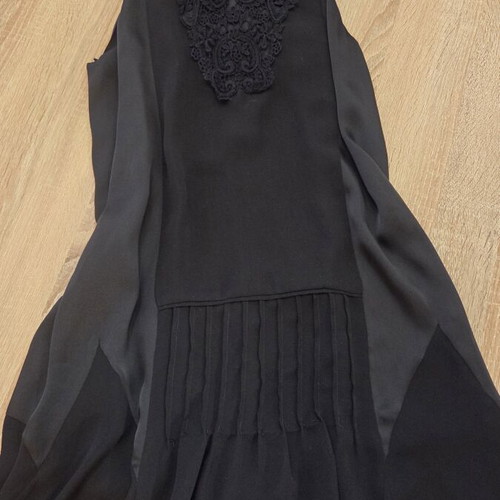 Zara evening summer dress black, new, lace design