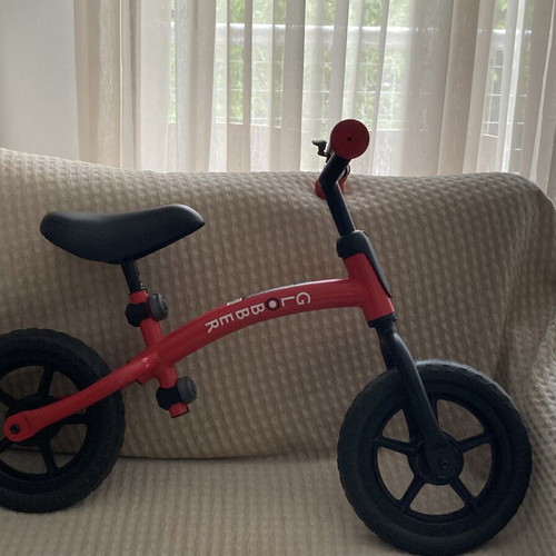 Globber balance bike red, like new