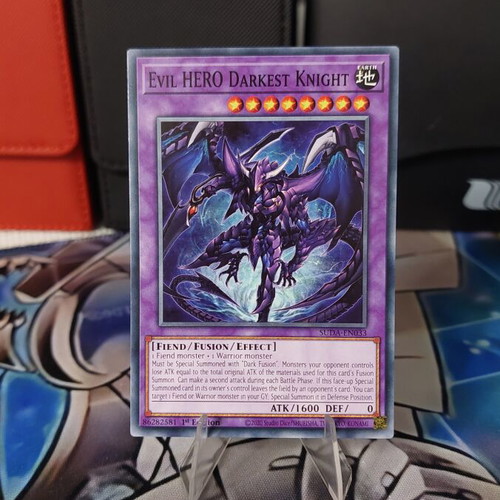 Evil HERO Darkest Knight card new