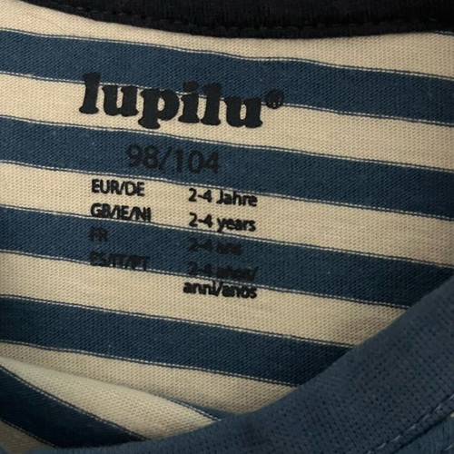 Lupilu kids t-shirt used, size 98/104, 2-4 years