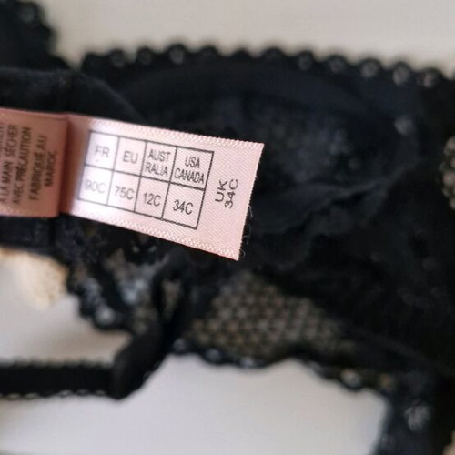 Agent Provocateur black lace bra 75C like new