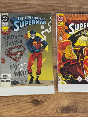 Superman collection issues 25-28 used in Greek