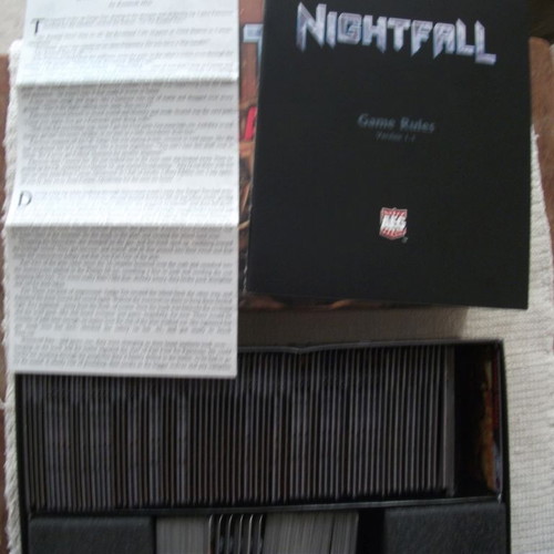 Night Fall Martial Law board game like new, English edition