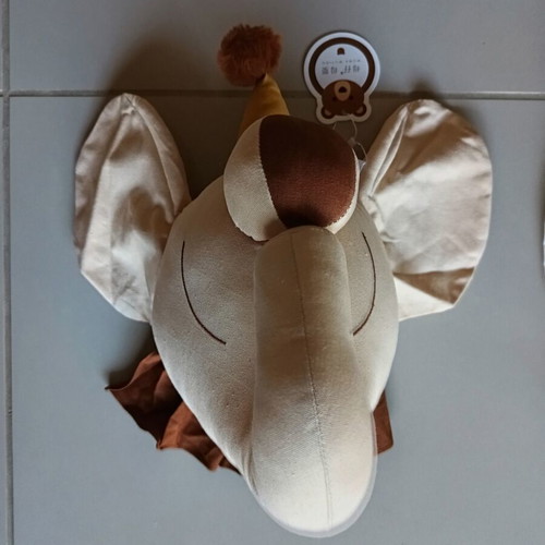 Decorative Wall Elephant Set new, 30x35 cm, pack of 2