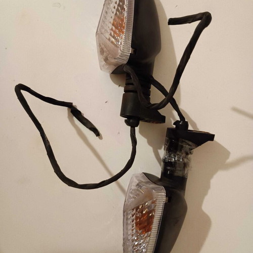 Piaggio motorcycle turn signals used, right and left