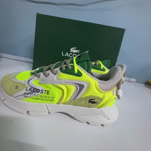 Lacoste men's sneakers new, size 44, green and yellow