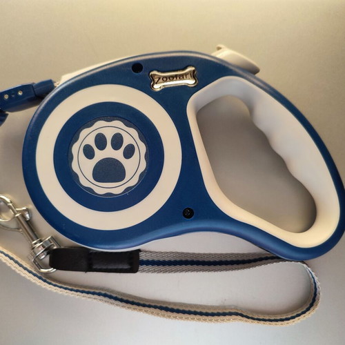 Flexi Retractable Leash New Comfort S White-Blue 5m up to 15kg New