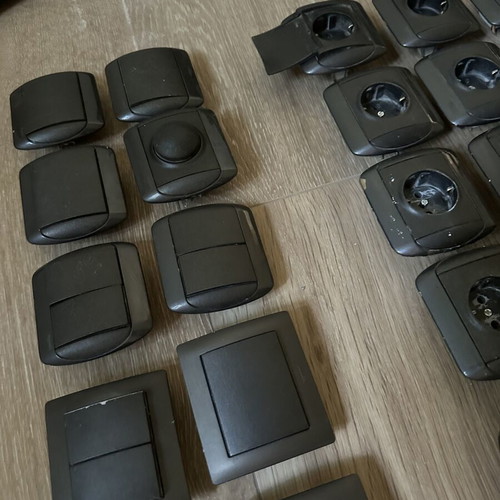 Legrand switches and sockets used, all together