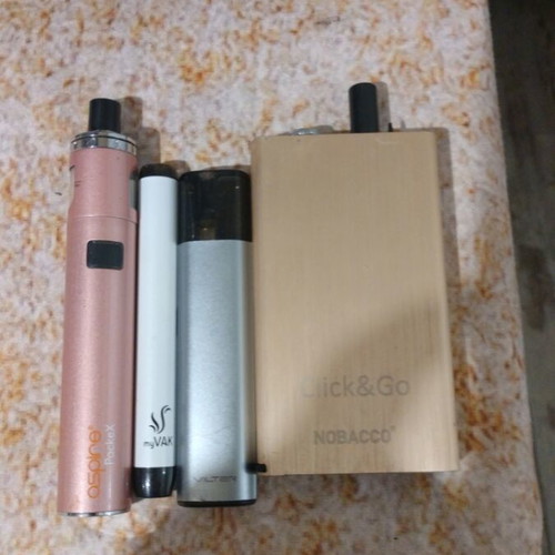 Pods used, pack of 4 including Nobacco Click & Go, MyVac, Aspire Pocket X, Aspire Vilter