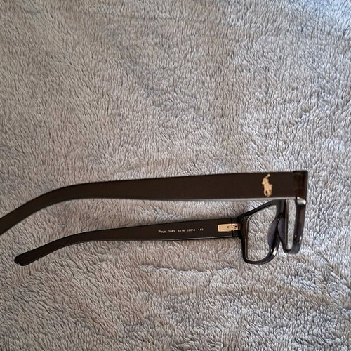 Ralph Lauren men's glasses with anti-reflective lenses, blue