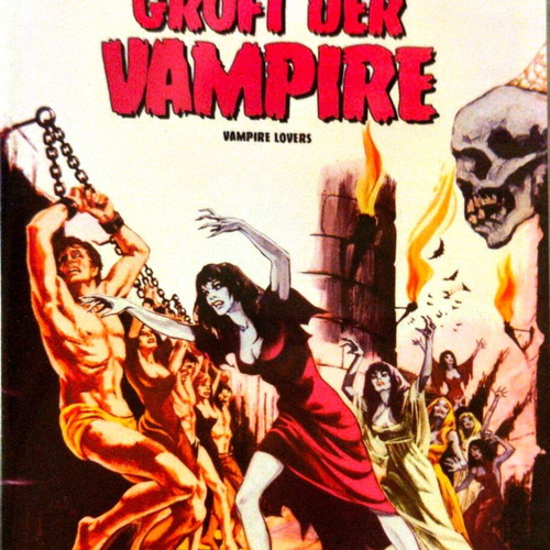 The Vampire Lovers DVD μεταχειρισμένο, ταινία τρόμου και αισθηματική με Peter Cushing