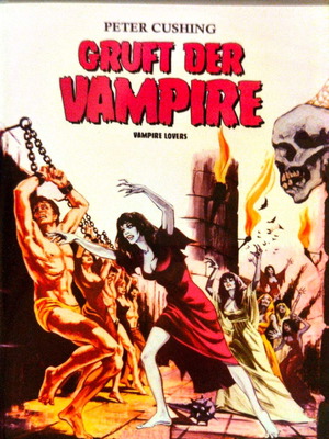 The Vampire Lovers DVD μεταχειρισμένο, ταινία τρόμου και αισθηματική με Peter Cushing