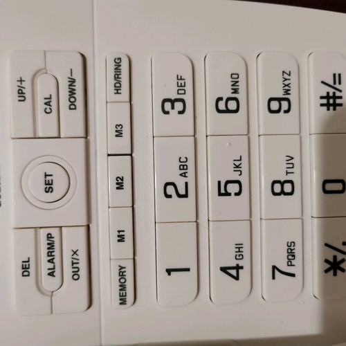 Telco landline phone new, wired, white GCE-6215