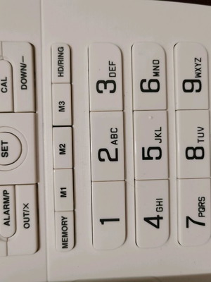 Telco landline phone new, wired, white GCE-6215