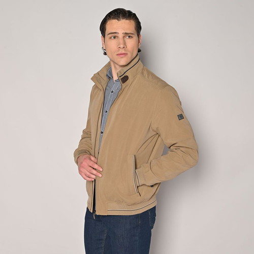 Sogo Men's Jacket New Beige With Elastic