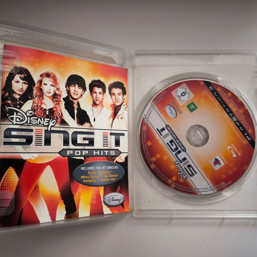 Disney Sing It Pop Hits PS3 game used