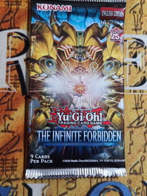 The Infinite Forbidden Booster Pack Yu-Gi-Oh! σφραγισμένο, καινούργιο