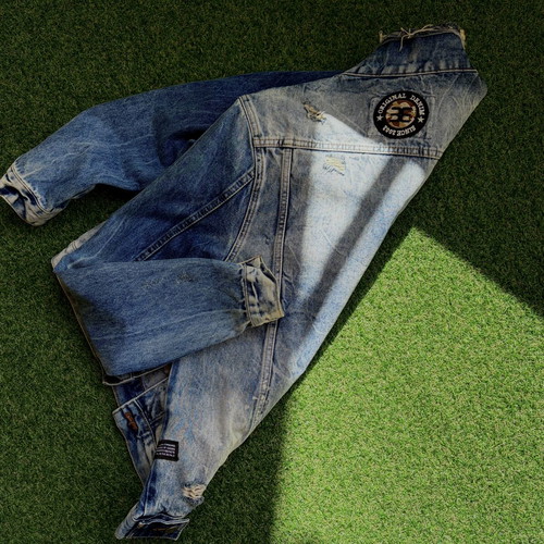 Electra denim jacket like new, size S, blue