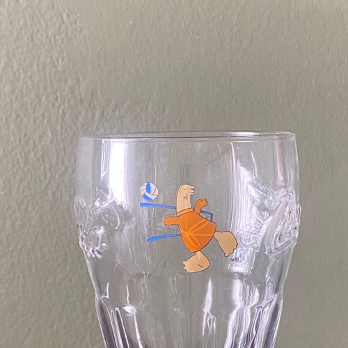 Coca Cola glass used with Athens 2004 Olympics mascot