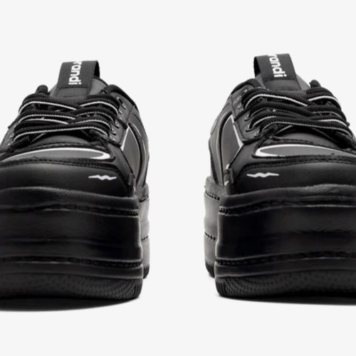 Platform sneakers Sprandi new, size 39, black and white
