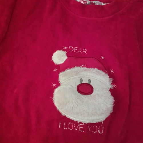 Festive fleece romper 15-18m like new