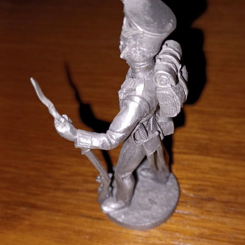 Figure of Greek Select Sergeant 1833 used, pewter