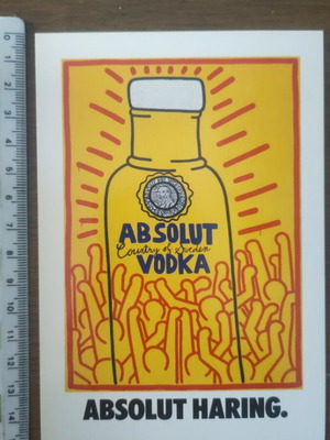Κάρτα Absolut Vodka Absolut Haring Keith Haring Pop Art