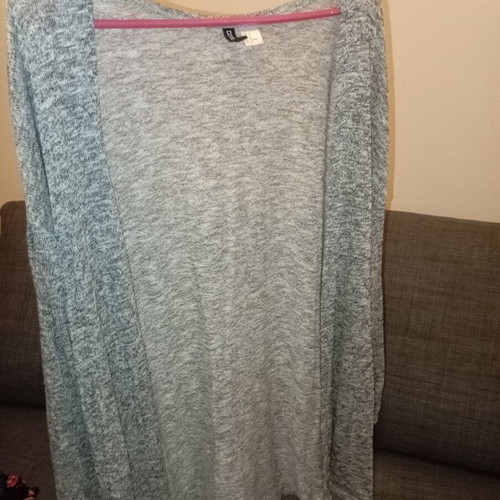 Divided cardigan gray used, size medium