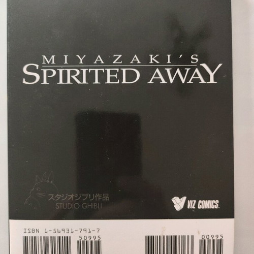 Spirited Away Vol.1 like new graphic novel Miyazaki 2002