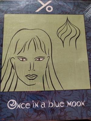 Yo Once in a Blue Moon LP vinyl record, 1986 Greek pressing