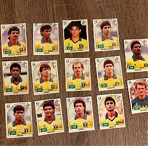 Βραζιλία WM Italia 1990 panini χαρτάκια
