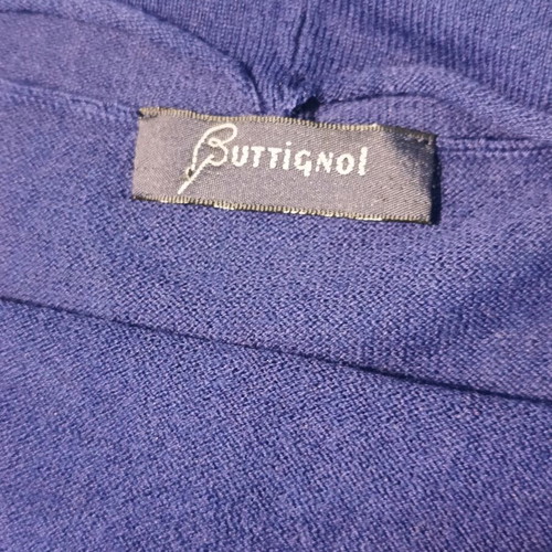 Buttignol sleeveless draped blouse like new, silk and cotton, size L