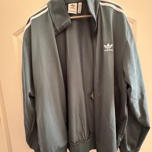 Adidas Adicolor Classics Firebird jacket zip-up, like new, XL, cypress green