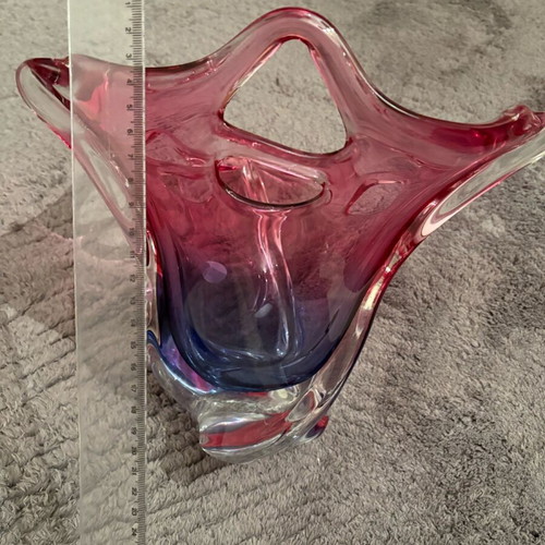 Bohemia Crystal Original Rainbow Bowl Like New