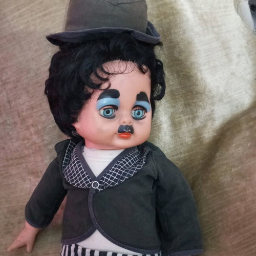 El Greco fabric Charlie doll used, large