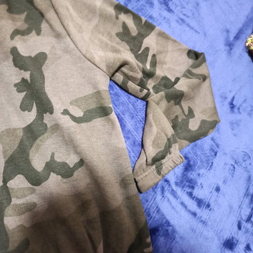 Urban Classics hoodie new army print with hood