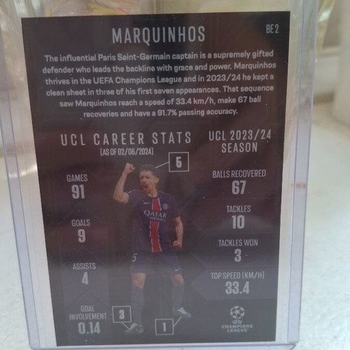 Topps Black Edge Edition Marquinhos card