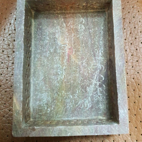 Handmade used stone marble box