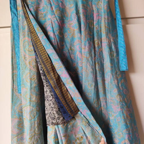 Indian Magic Boho Wrap Skirt one size, like new, multicolor