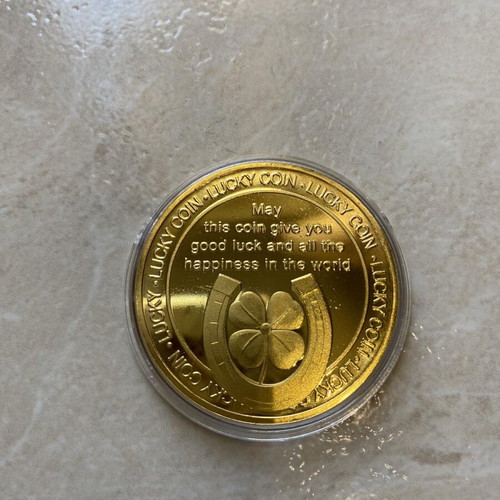 Metal lucky coin new with excellent quality