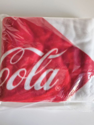 Coca-Cola Fleece Blanket 150x100 cm New, 100% Polyester