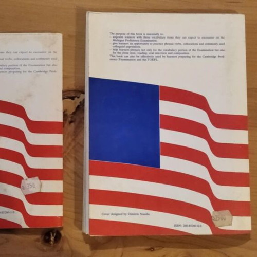 Michigan Proficiency English books used, pack