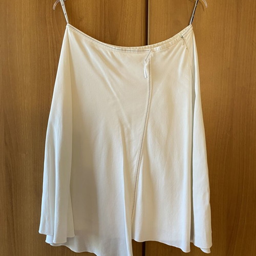 Tuzzi Linen Asymmetrical Skirt new, black and white